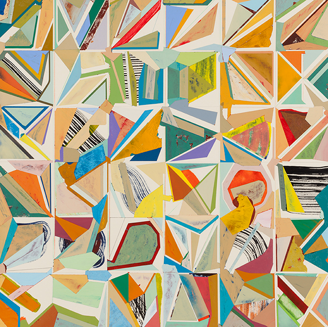 Brace Spoke Fold 2014 work on paper 30x30